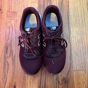 New Balance Maroon Athletic Shoes
